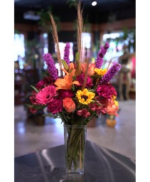 My Vibrant Valentine  Colorful Bouquet 