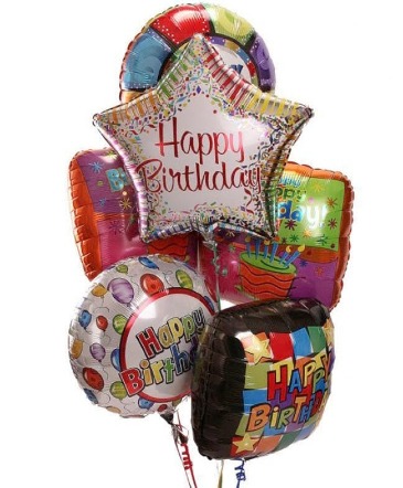Mylar Balloon Bouquet - Birthday Balloons in Rossville, GA | Ensign The Florist