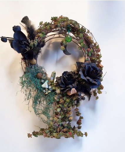 Mystic Moon Grapevine Wreath 