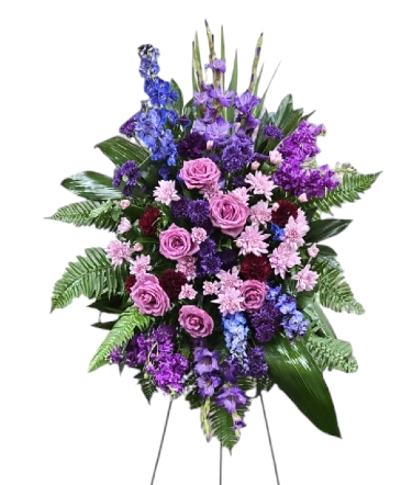 Mystic Tribute Standing Spray in Laurel, MD | Lea's Flower Shop
