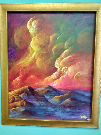 Mystical Skies Acrylic Painting