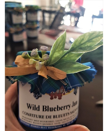 BLUEBERRY JAM $10.00 NOVA SCOTIA'S BEST! LIKE HAVING FRUIT IN A JAR