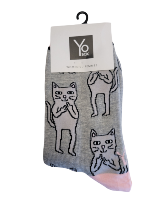 Sassy Cat - Womens Socks