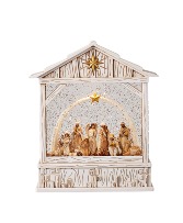Nativity with Star Musical Lighted Creche 