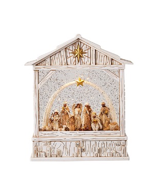 Nativity with Star Musical Lighted Creche 