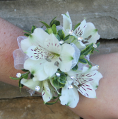 Natural Alstromeria Wrist Corsage