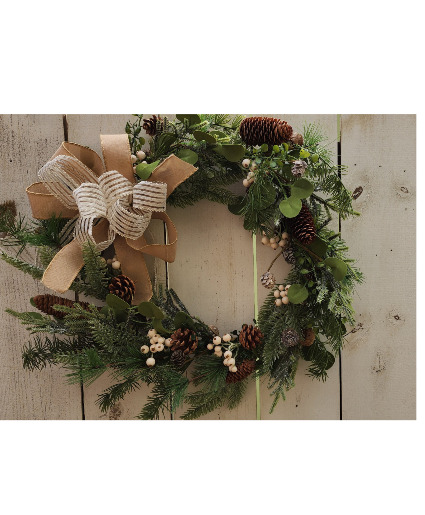 Natural Beauty in Winter Permanent Wreath