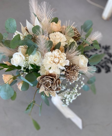 Natural Bridal Bouquet Custom, Premium, Luxury, Wedding