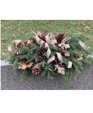 Natural Gravestone Saddle  Seasonal sympathy
