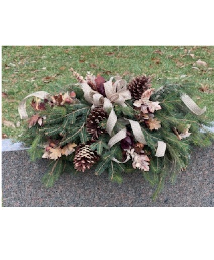 Natural Gravestone Saddle  Seasonal sympathy