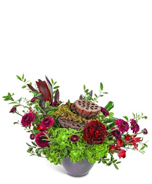Natural Rosewood Flower Arrangement