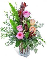 Natural Style Flower Arrangement