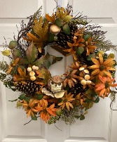 Nature in the Fall Permanent botanical wreath