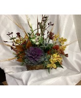 Natures Bounty Basket Arrangement  Fresh