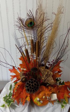 Nature's holiday Silk arrangement