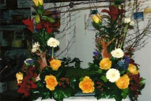 Nature's Memorial Spray Funeral Flowers in Herndon, PA | BITTERSWEET DESIGNS BY LORRIE Nature's Memorial Spray Funeral Flowers in Herndon, PA | BITTERSWEET DESIGNS BY LORRIE