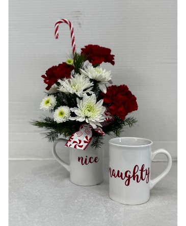 Naughty and Nice Mug   in Glen Burnie, MD | FORGET ME NOT FLOWERS AND GIFTS