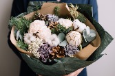 Neutral Fragrance Wrapped Bouquet