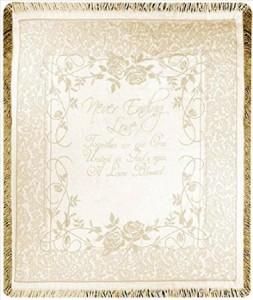 Never Ending Love Golden Anniversary Woven Throw in Springfield, IL | FLOWERS BY MARY LOU INC Never Ending Love Golden Anniversary Woven Throw in Springfield, IL | FLOWERS BY MARY LOU INC