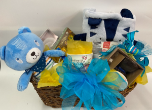 New Baby and Mom gift basket Baby Boy