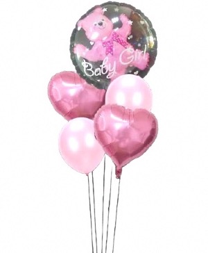 New Baby Balloon Bouquet (Girl)  