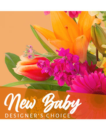 New Baby Bouquet Designer's Choice in Hellertown, PA | PONDELEK'S FLORIST