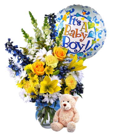 NEW BABY BOY PACKAGE  in Mcdonough, GA | Parade of Flowers