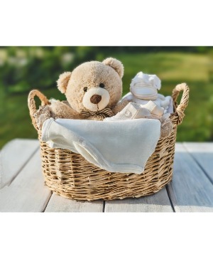  Baby Bed Essentials Gift Basket  