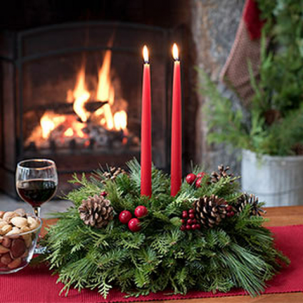 New England Centerpiece Christmas