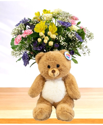 Beary Cute! Vase Arrangement 