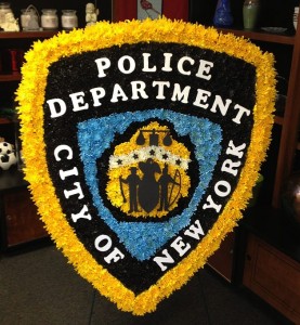 NEW YORK CITY POLICE BADGE FUNERAL