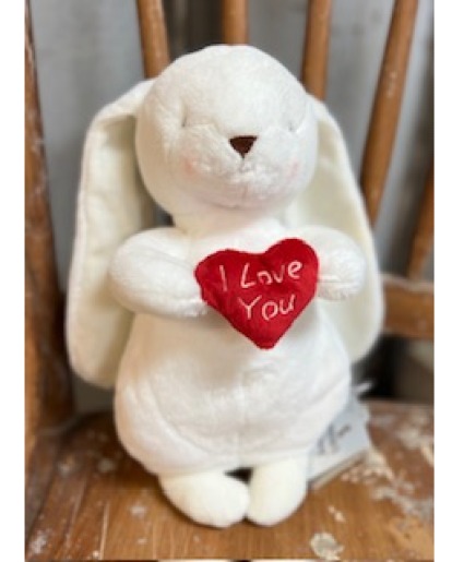 Nibble Bunny with a Heart Plush