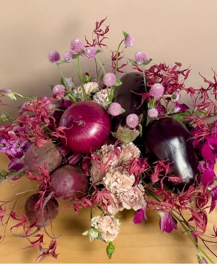 Nightshade Reverie Floral Centerpiece