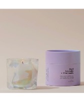 No.5 Lavandin + Chamomile  7.2 Oz Handblown vessel candle 