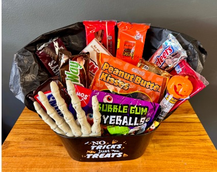 No Tricks,Just Treats! gift basket