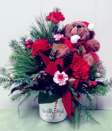 North Pole Mug With Bear