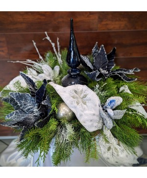 Northern Sky Evergreen Centerpiece