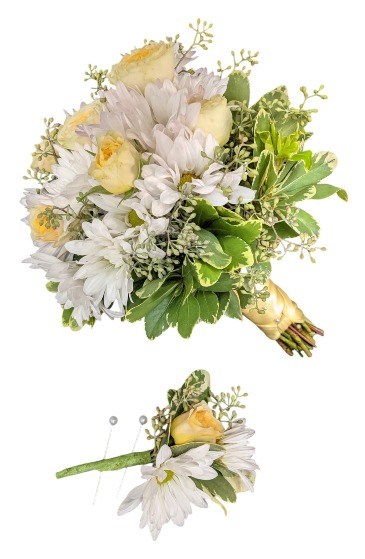 NOSEGAY BOUQET & BOUT COMBO Prom Flowers; choose your flowers & color  in Lewiston, ME | BLAIS FLOWERS & GARDEN CENTER