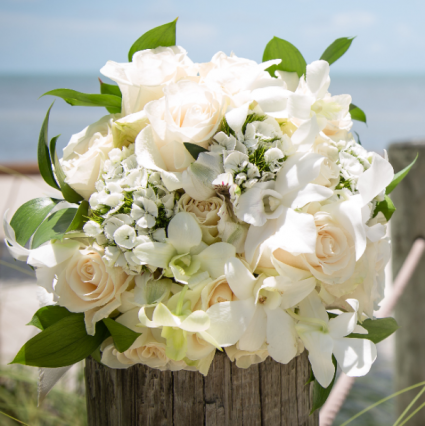 Not So Traditional White Wedding Bouquet Wedding Bouquet