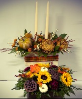 November 25, 2024 @ 6:30PM WORKSHOP Fresh  Floral Thanksgiving Centerpiece