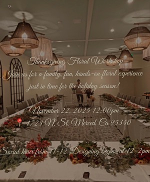 November 22,2025 Floral Workshop