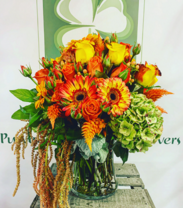 November Mood Fall Vase Arrangement