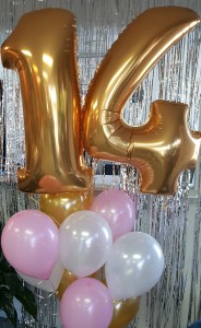 Number Balloon Bouquet Balloons