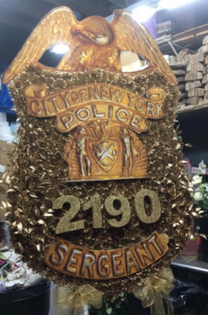 Nypd sergeant badge   in Ozone Park, NY | Heavenly Florist