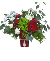 Merry Tree Vase Arrangement