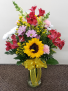 O'Beautiful Day Vase Arrangement  Fresh Flower Vase