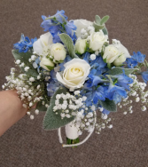 Ocean Blue Wedding Bouquet  