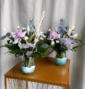 OCEAN WINE GLASSES- AQUA FRESH ARRANGEMENT