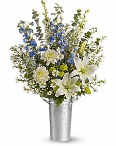 Oceanside Funeral Arrangement appropriate for the home or funeral home