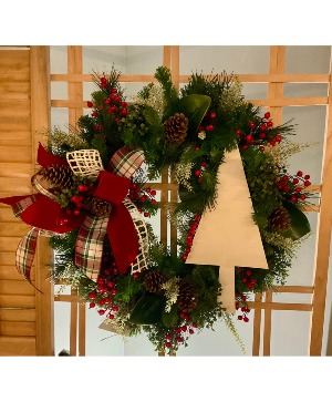 O'Christmas Tree Artificial Wreath